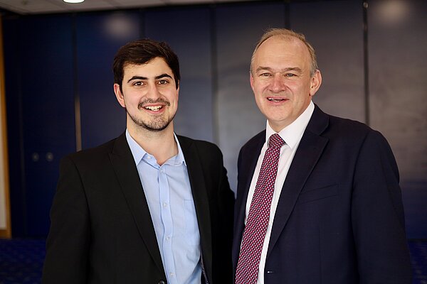 Guy with Sir Ed Davey